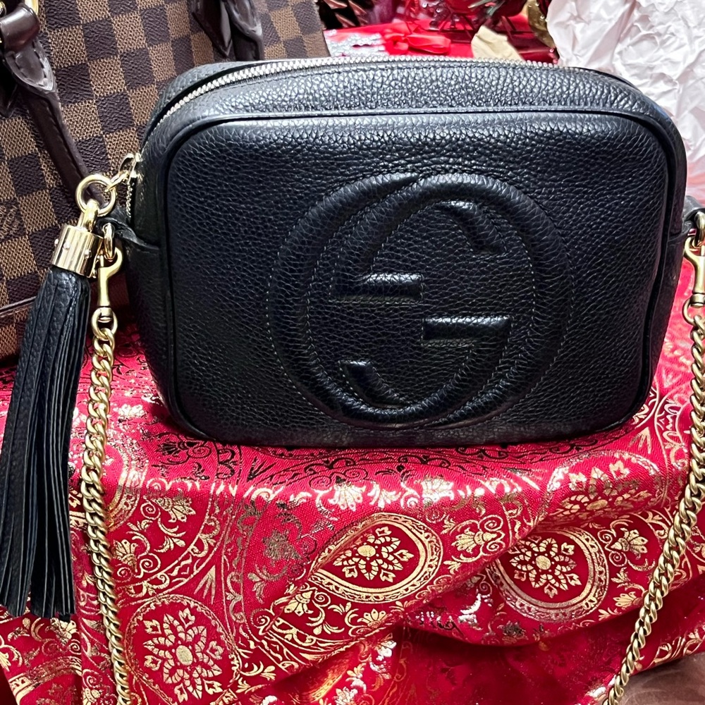 Black Gucci Disco Bag